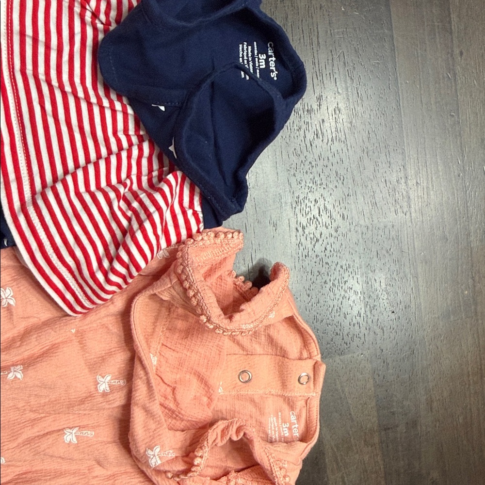 ALL CARTERS- Colorful Baby Rompers Set - Picture 9 of 15